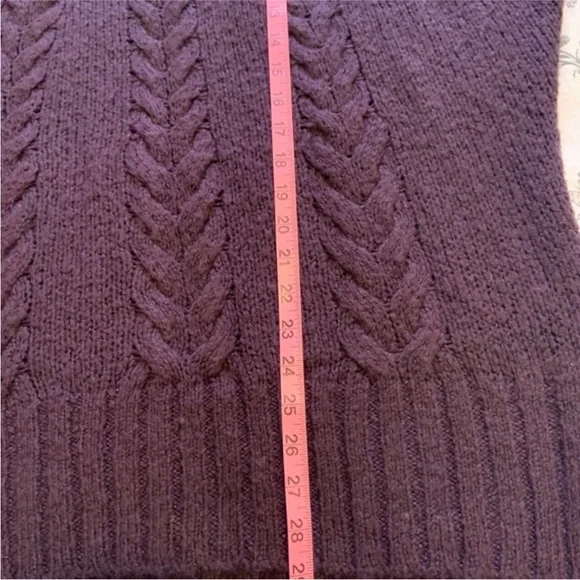 Nordstrom Caslon long cozy Plum Sweater - Picture 5 of 7